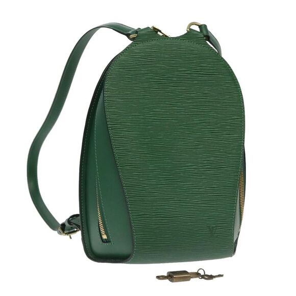 Pre Loved louis vuitton Women Green Backpacks - Picture 1 of 8